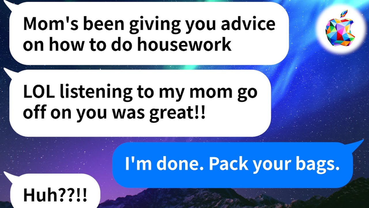 【Apple】My husband thinks it's hilarious when I tell him his mother has been harassing and bullying