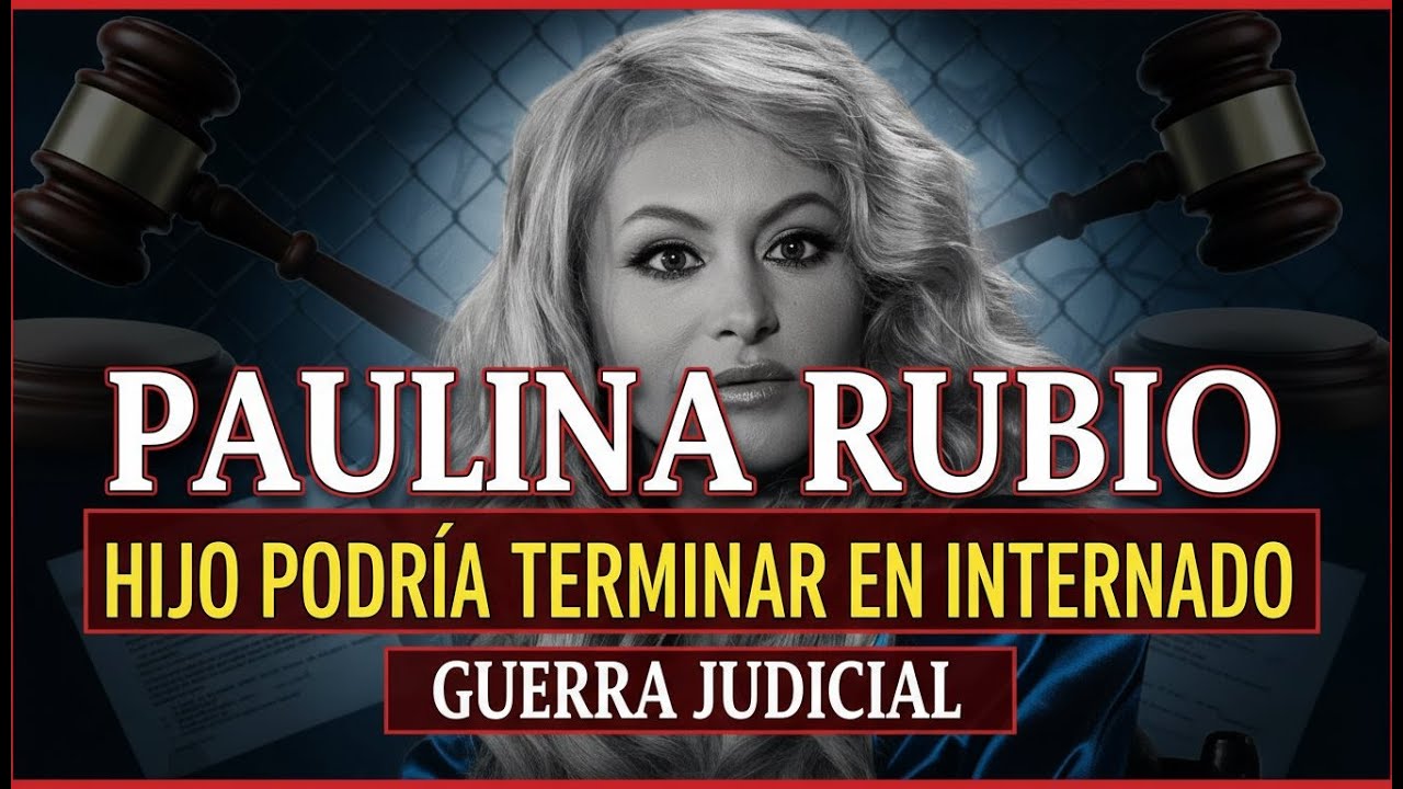 Paulina Rubio y Colate su hijo podría terminar en un internado por la guerra judicial