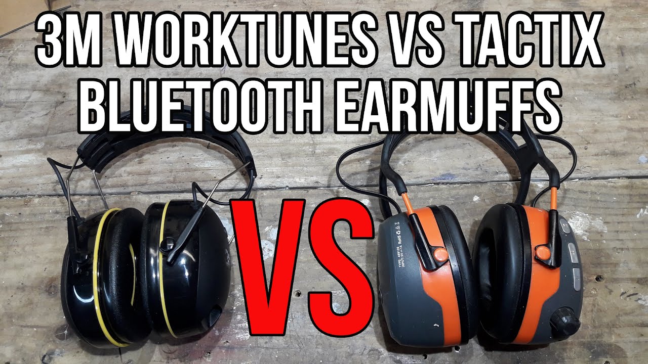 3M Worktunes Earmuffs VS Tactix Bluetooth Earmuffs | Which gives you the best value?