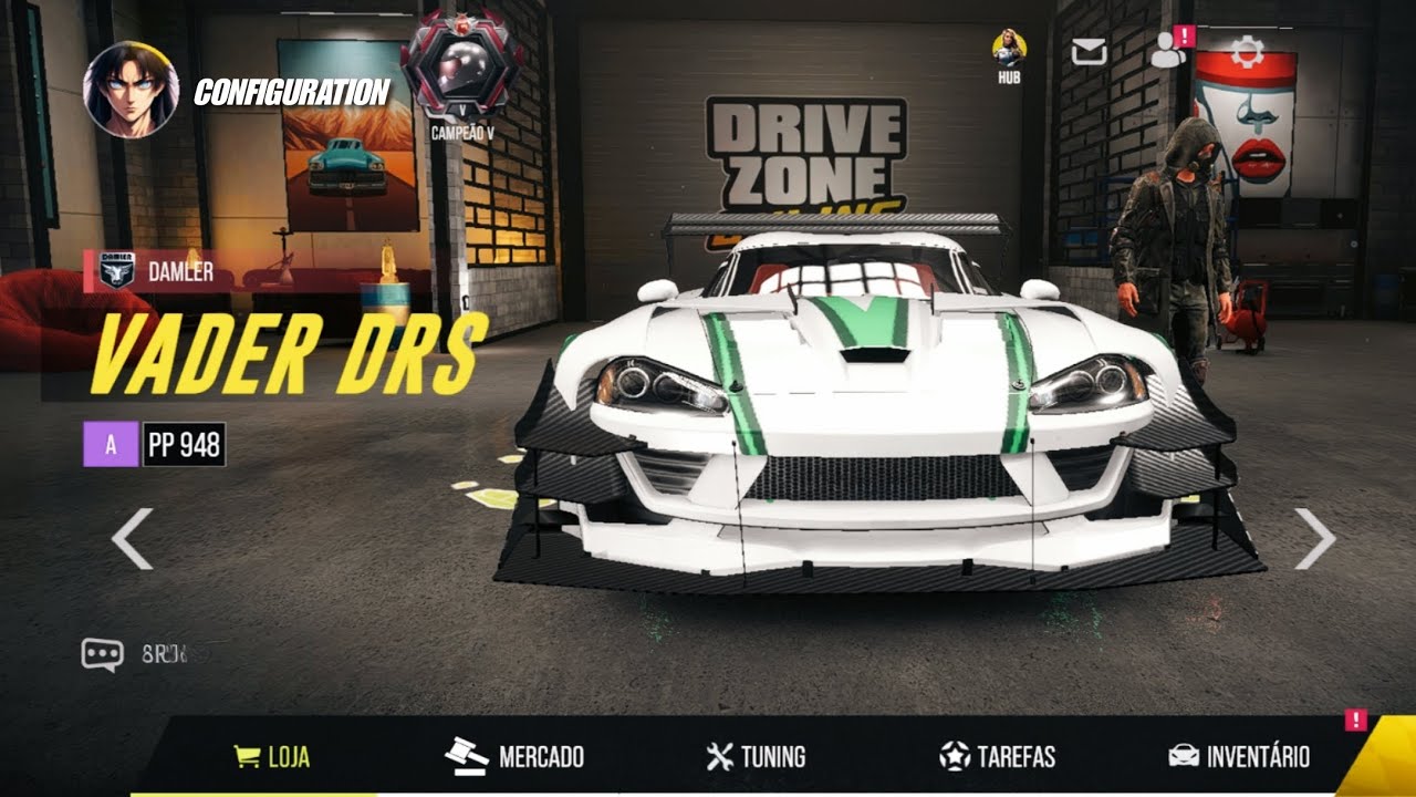 Drive Zone Online: Configuração DRAG Vader DRS Full CP 💥
