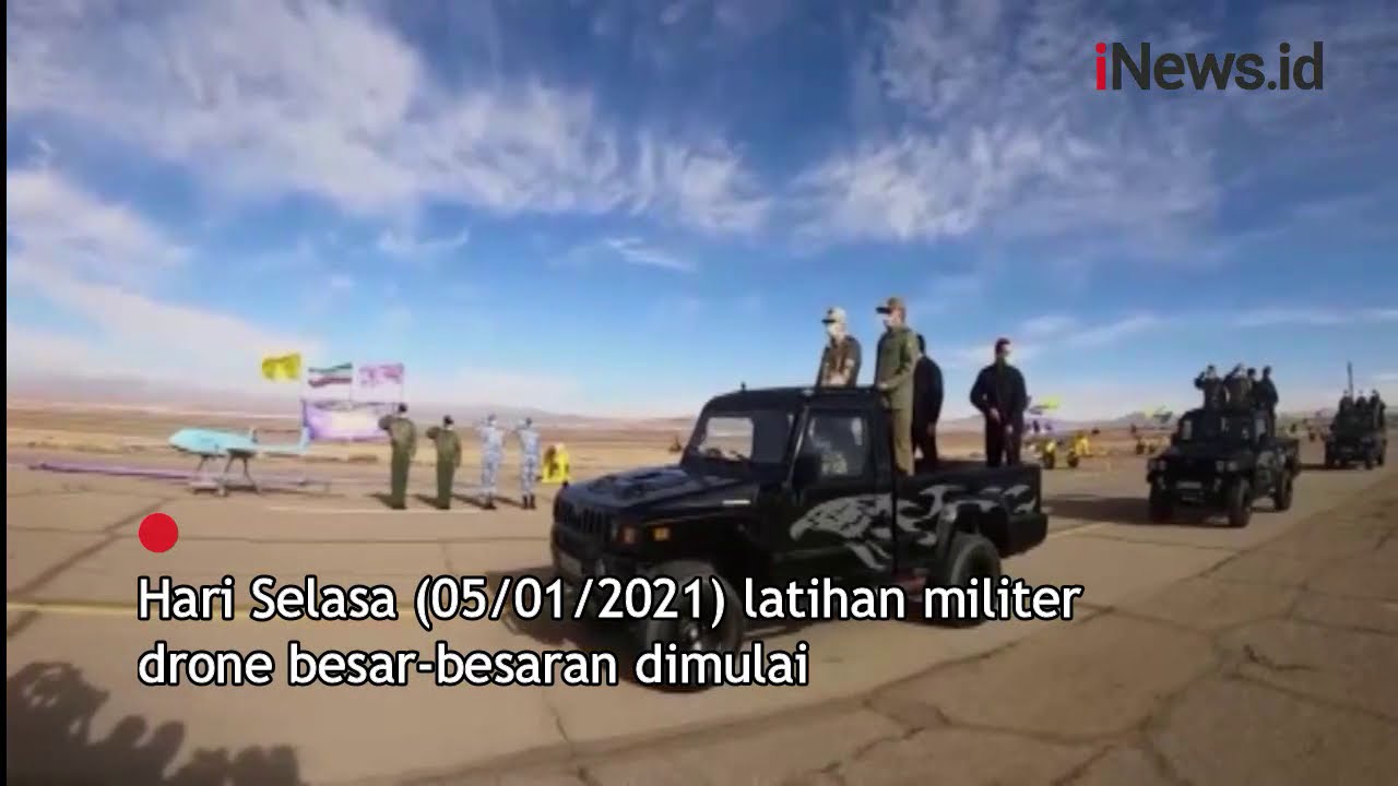 Ketegangan Meningkat di Teluk Persia, Militer Iran Latihan Drone Besar-Besaran