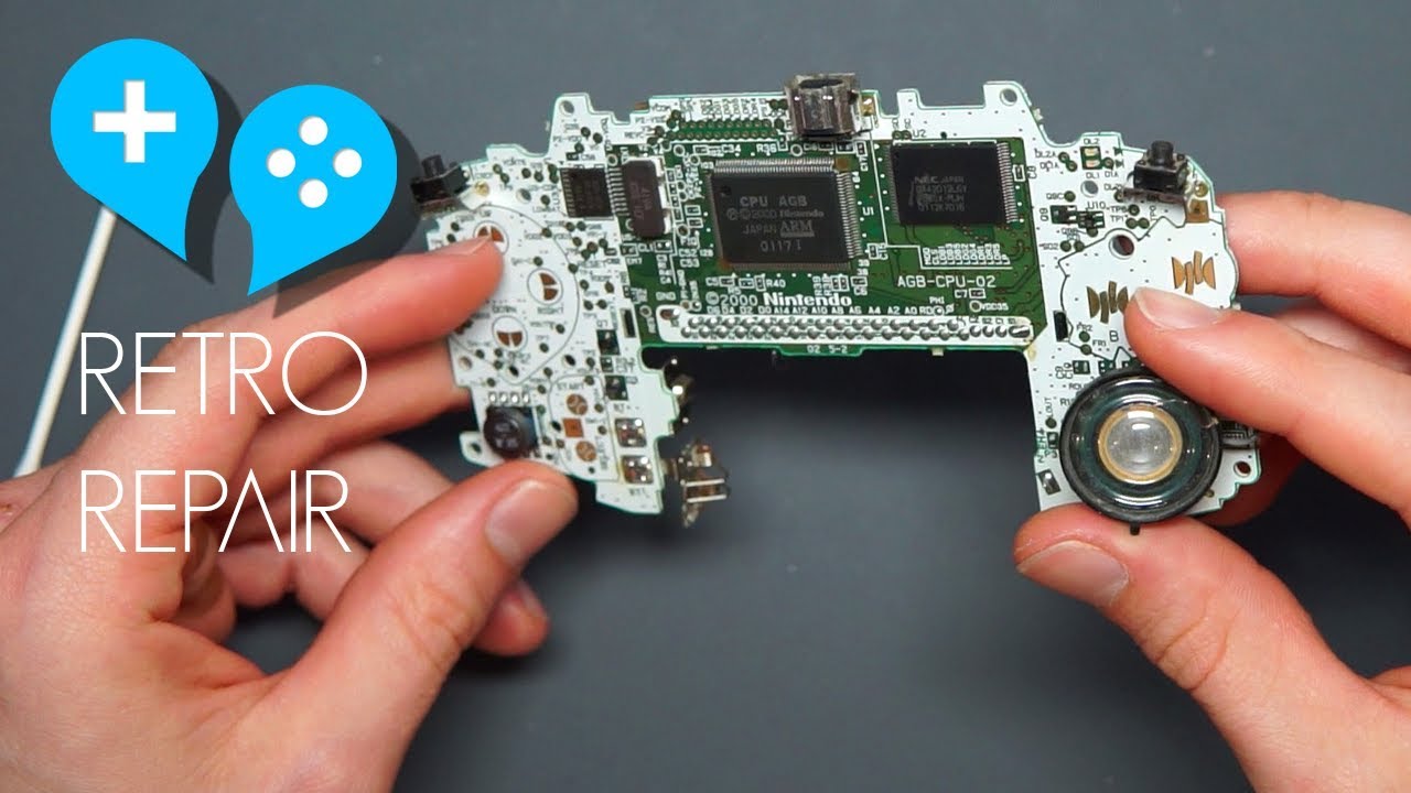 Fixing a Gameboy Advance Crackling Speaker