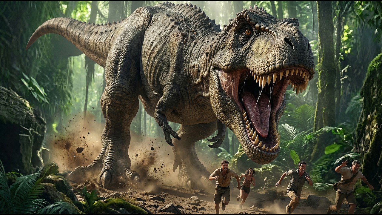 【2026 Newest Movie】College students break into forbidden island😨hunted by a prehistoric monster😱