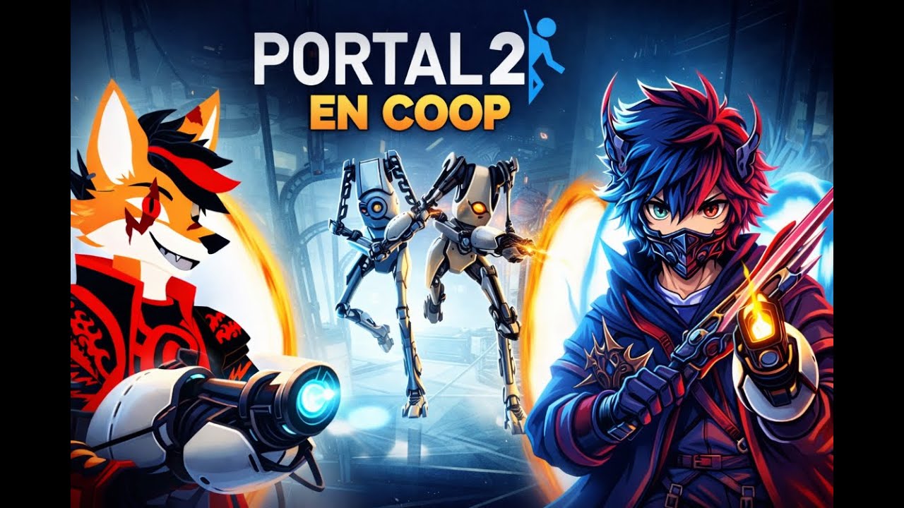on continue portal 2 en coop avec messire thomas dark foxy
