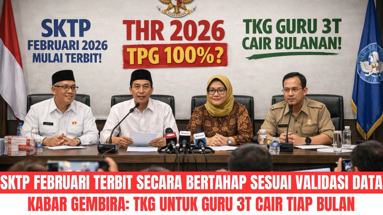 RESMI: SKTP FEBRUARI BELUM TERBIT. TUNJANGAN KHUSUS GURU 3T CAIR TIAP BULAN | AL KHOLIF