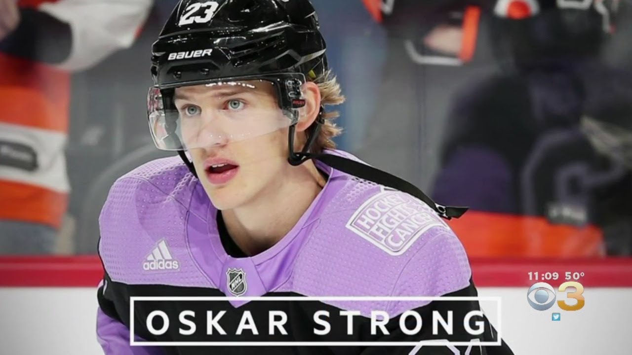 Flyers' Oskar Lindblom Diagnosed With Rare Form Of Cancer