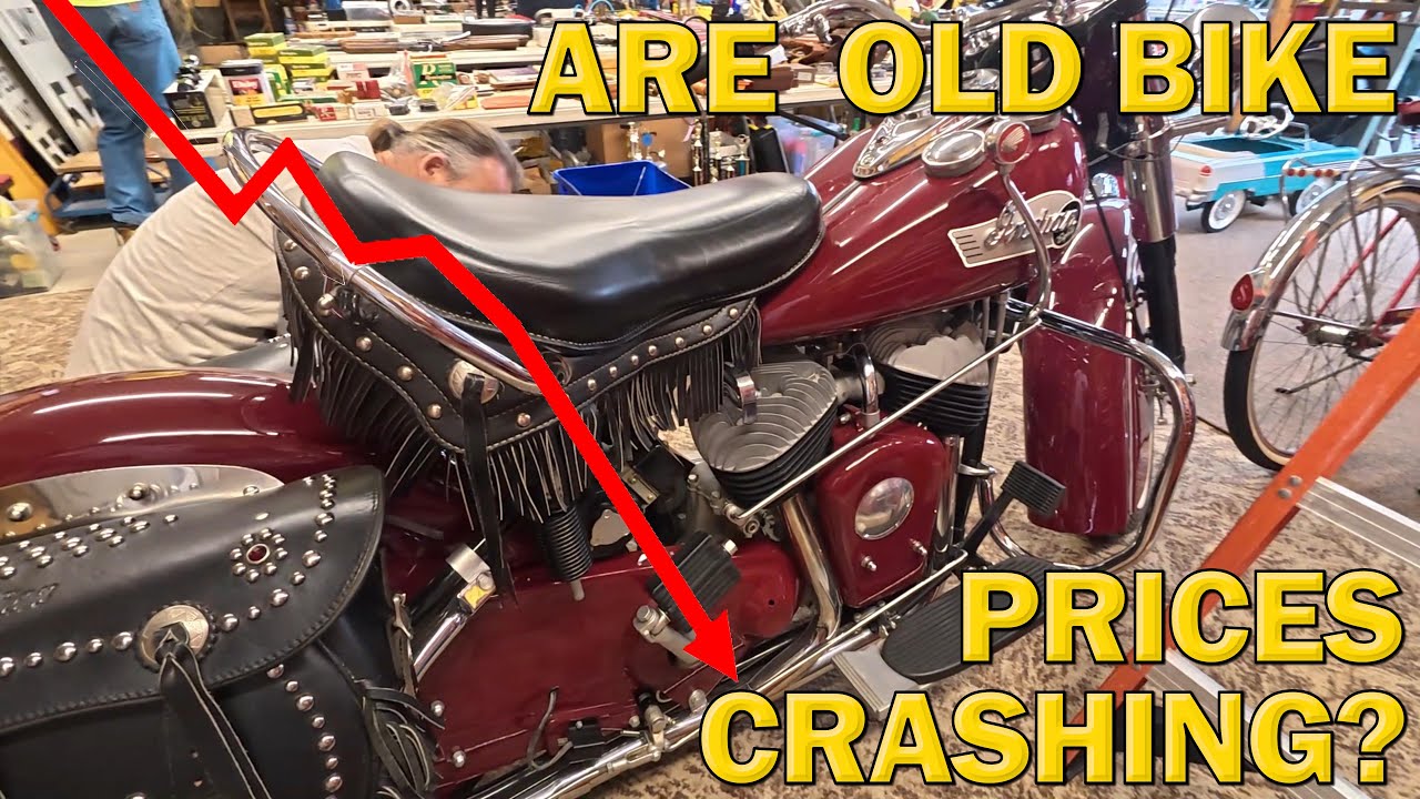ARE ANTIQUE MOTORCYCLE VALUES CRASHING?