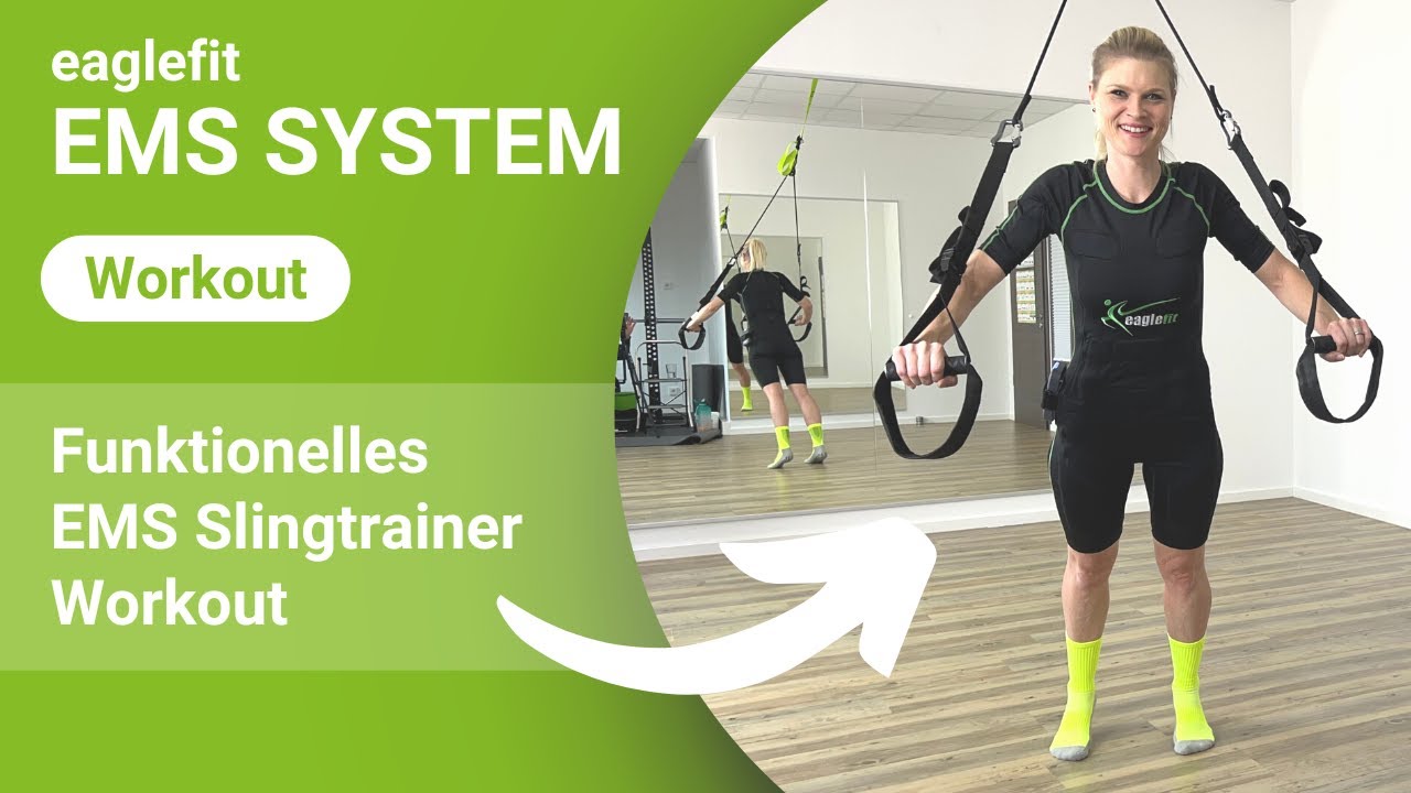 20 Minuten funktionelles EMS Training mit dem eaglefit Slingtrainer