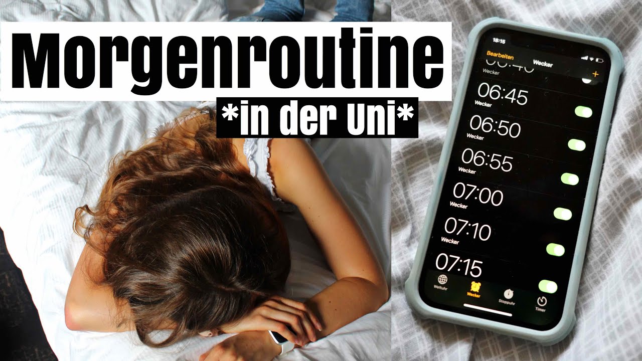 UNI MORGENROUTINE // produktiv + realistisch (mit @peppermintpattyblue )