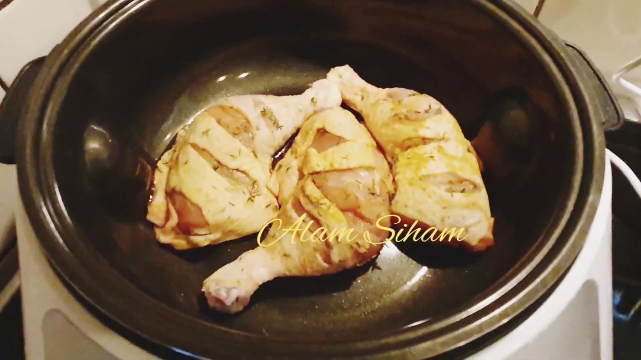 Poulet rôti au autocuisto/Cuisses de poulet et pommes de terre rôti