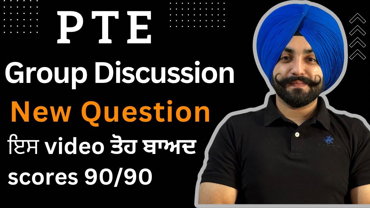 PTE Speaking new Question summarize group discussion template and strategies ( Gurwinder PTE )