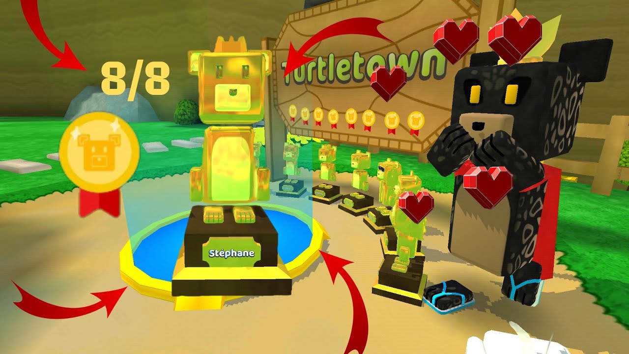 All 8 Diamond Medals in Turtle Town Speedrun Super Bear Adventure Gameplay Walkthrough 