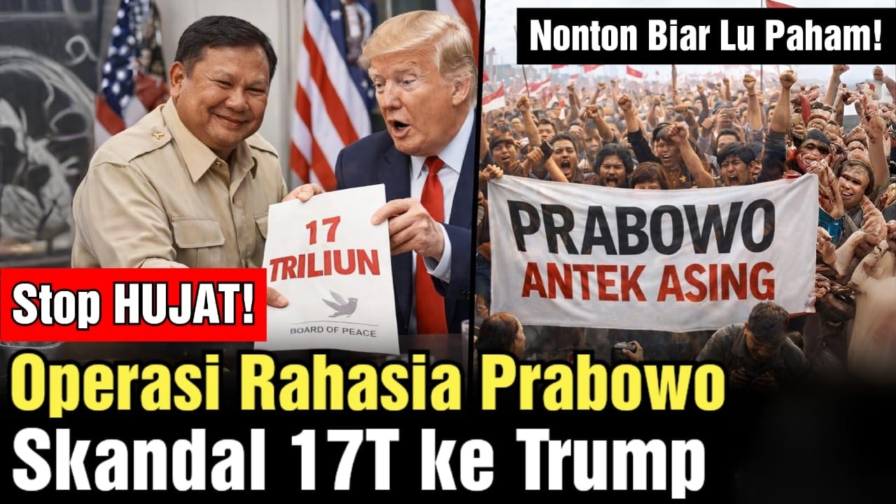Prabowo Antek Trump? Stop Hujat Sebelum Nonton! Operasi 'Rahasia' Sedang Berjalan