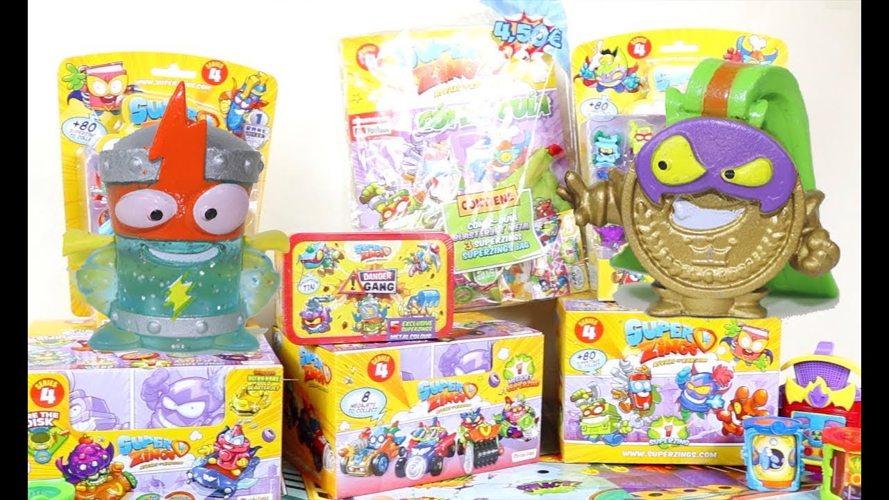 TODA LA SERIE 4 SUPER ZINGS!!! KID KAZOOM. ABRIMOS TODO!