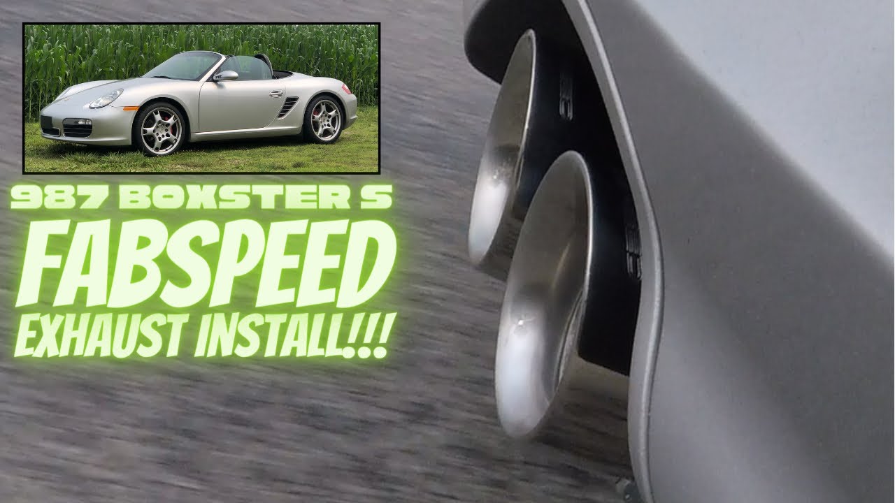 987 Boxster S Fabspeed Exhaust Install!!