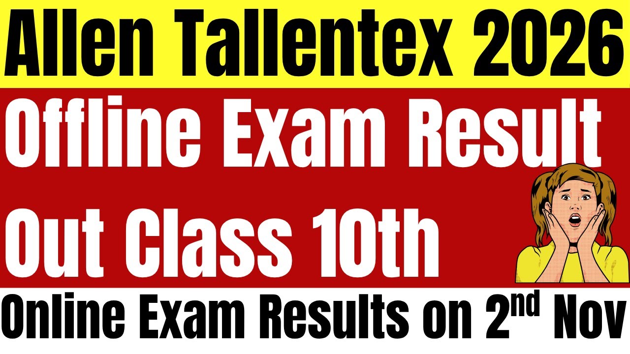 The WAIT is Over! Allen Tallentex 2026 Results are OUT! Tallentex Class 10 Results