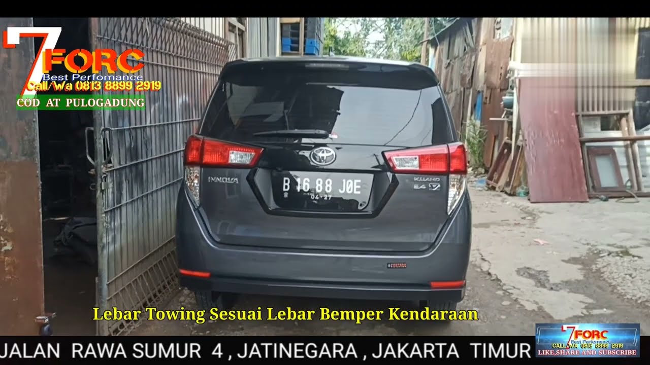TOWING BEMPER INNOVA REBORN,VENTURER,FACELITE MODEL POLOS (Part.22)
