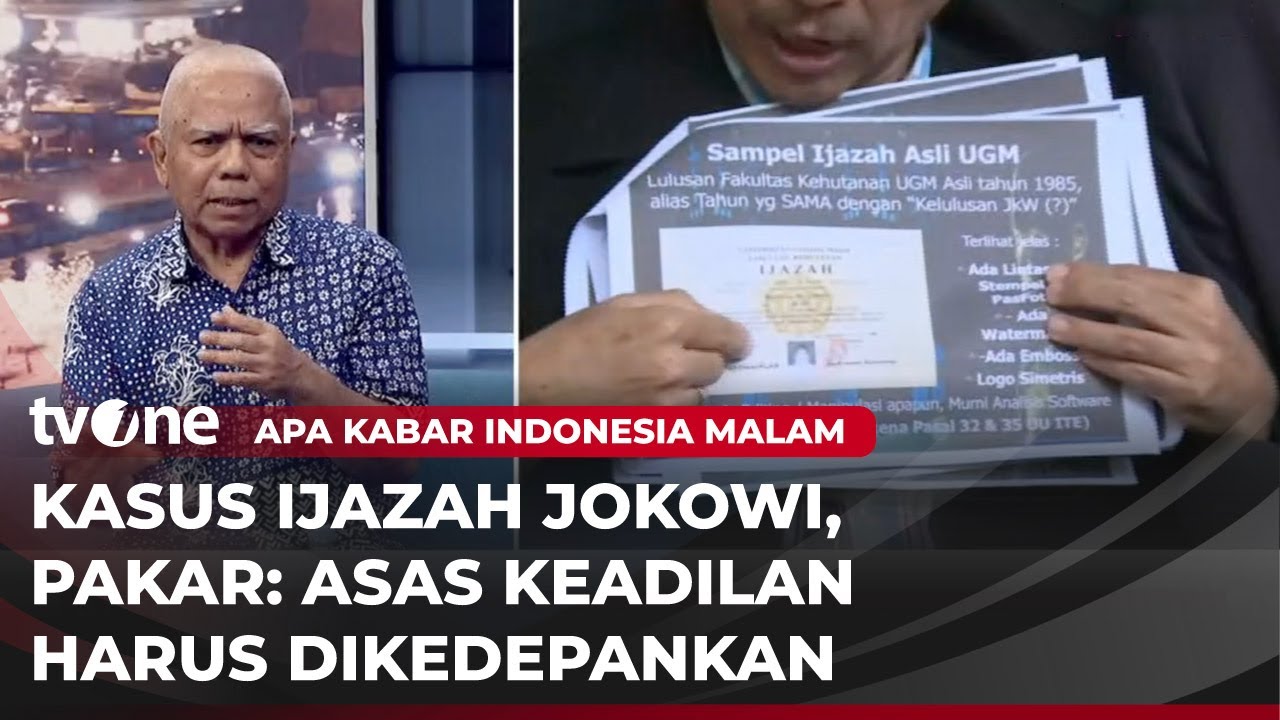 Pakar: Harus Bersabar Dalam Kasus Ijazah Jokowi | AKIM tvOne