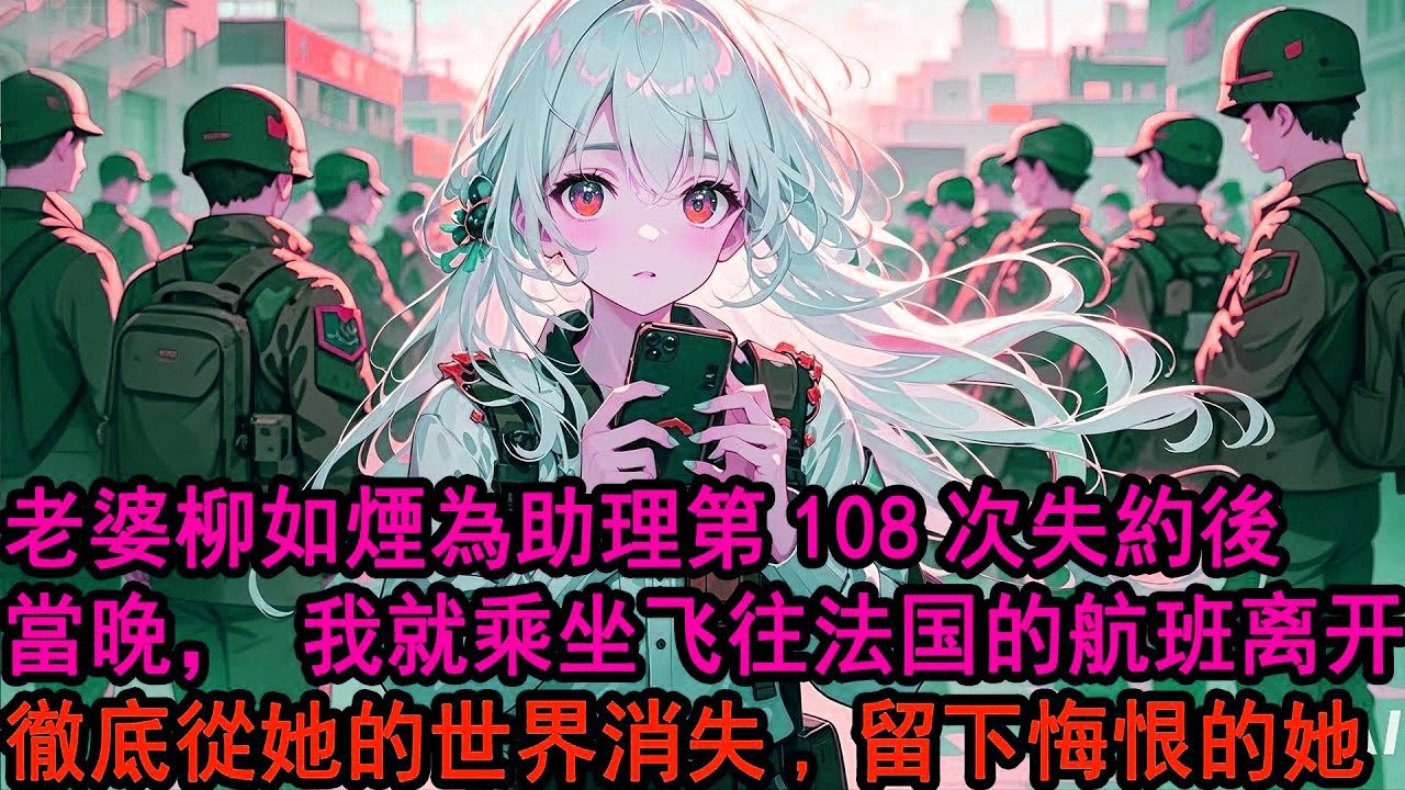我追了柳如煙7年，在她第108次失約後，我終於決定放棄她，乘坐飞往法国的航班离开，徹底從她的世界消失