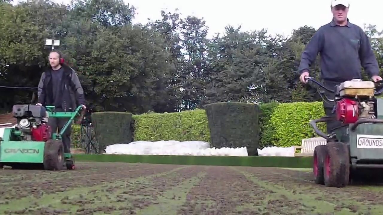 Bowling Green Renovation with Groundsman 345HD and Graden GS04