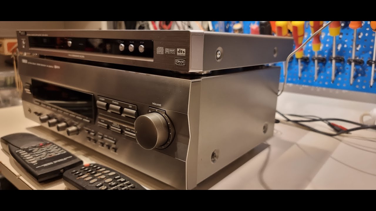 YAMAHA RX-396RDS + YAMAHA DVD-S550  high fidelity JAPAN - test-