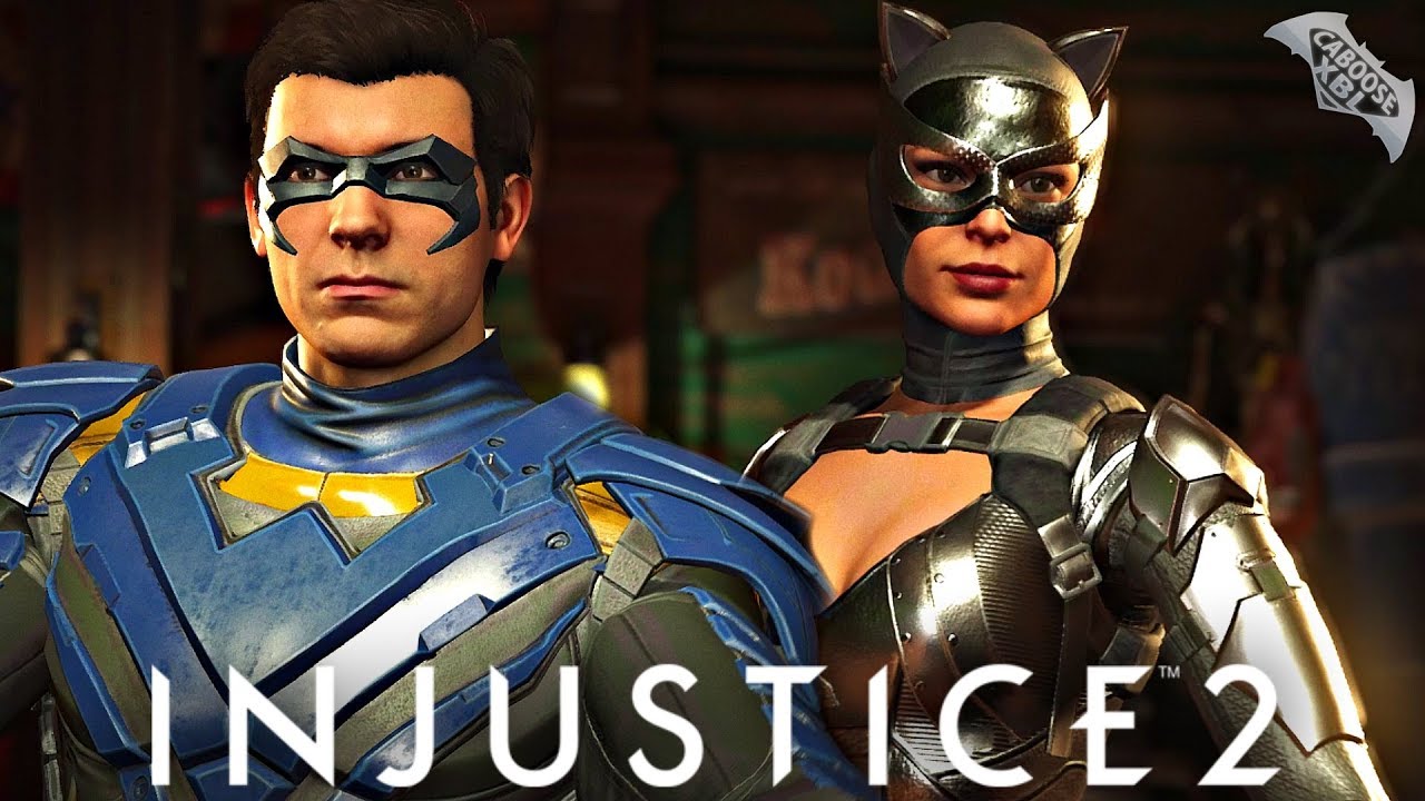 Injustice 2 Online - NIGHTWING VS CHROME CATWOMAN!