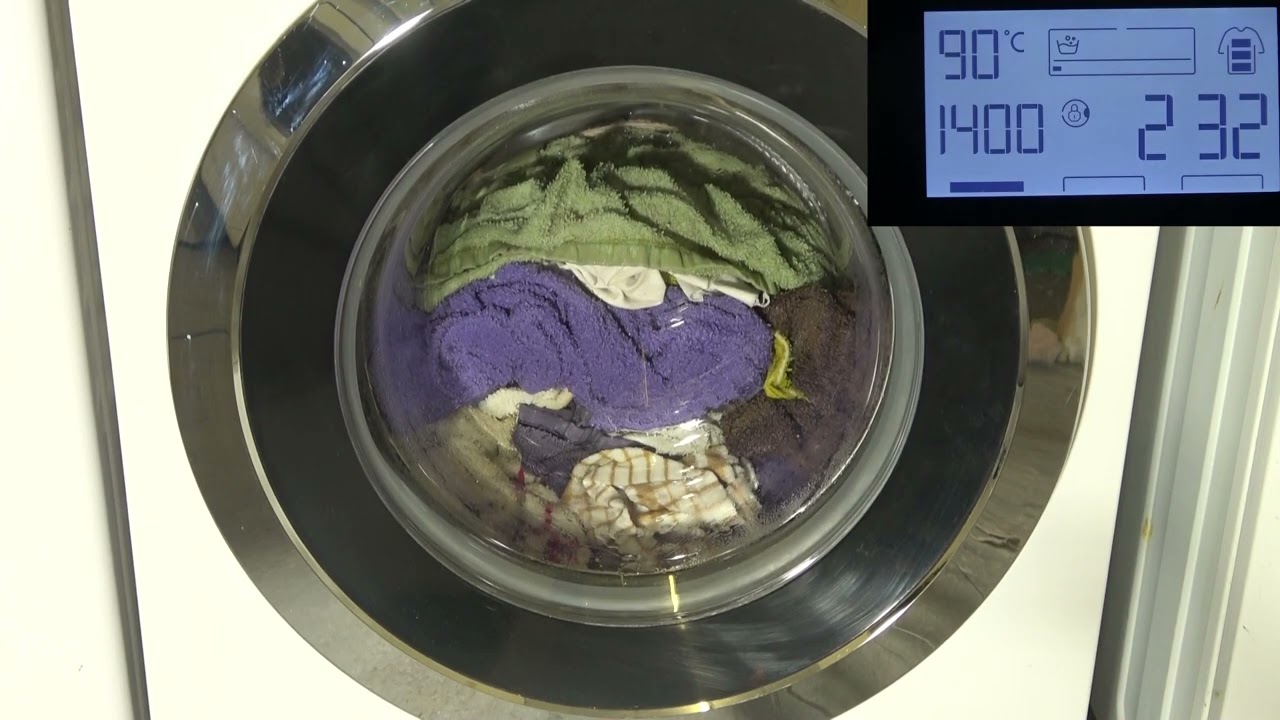 Load, program, detergent + Cotton prewash - Beko Pro Smart 10kg