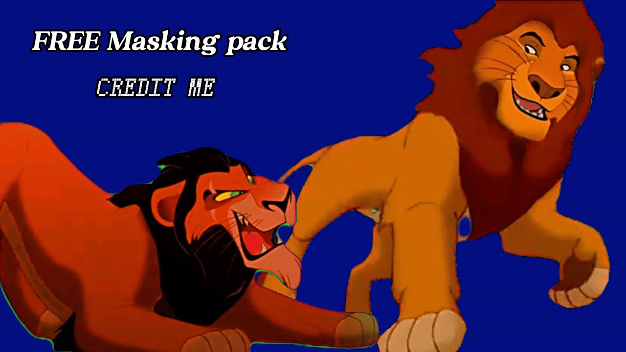 FREE Lion King MASKING PACK - Credit me pls :)