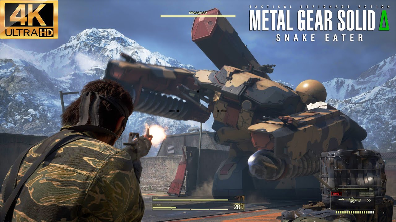 METAL GEAR SOLID DELTA   SHAGOHOD   BOSS FIGHT 4K  60FPS FULL GAMEPLAY