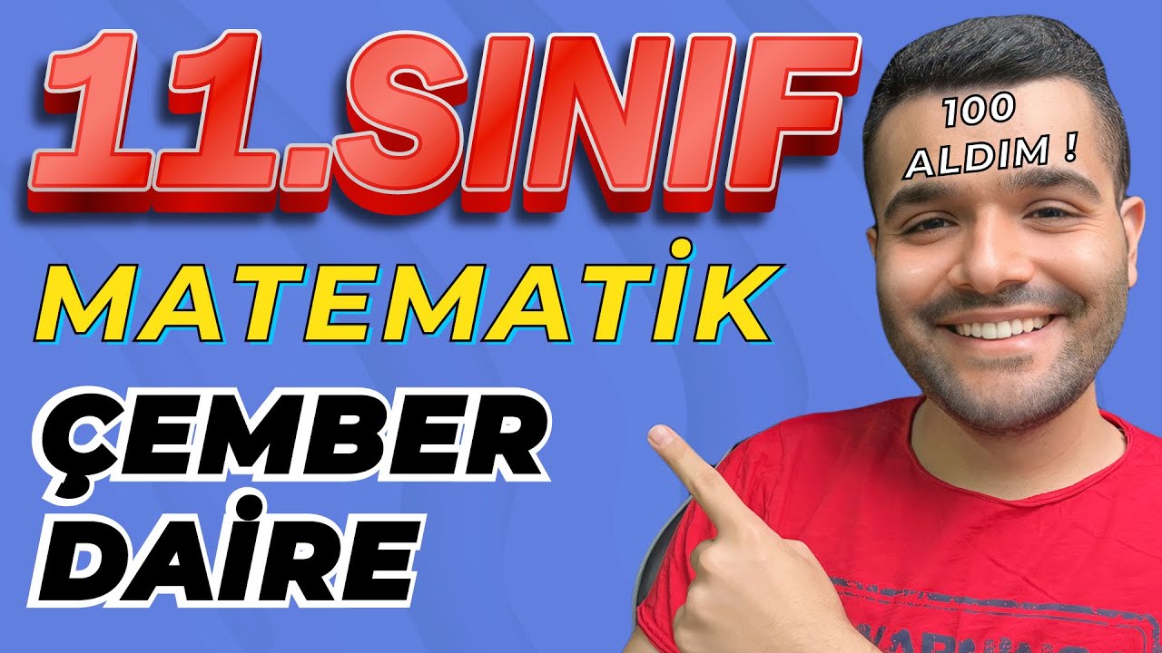 11.SINIF ÇEMBER ve DAİRE | Tek Video | Yazılıya Hazırlık 2024