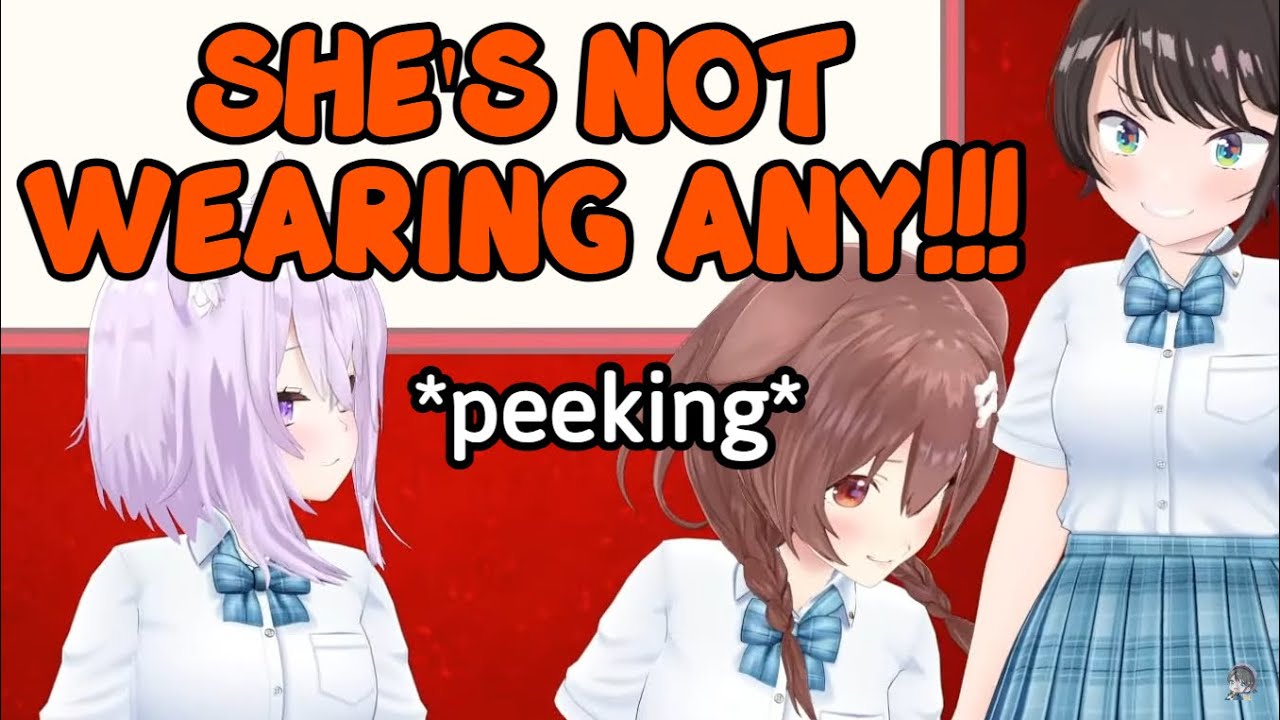 Subaru Got Exposed For Not Wearing Any Panties During the Lie Detector Off-Collab [Hololive/SMOK]