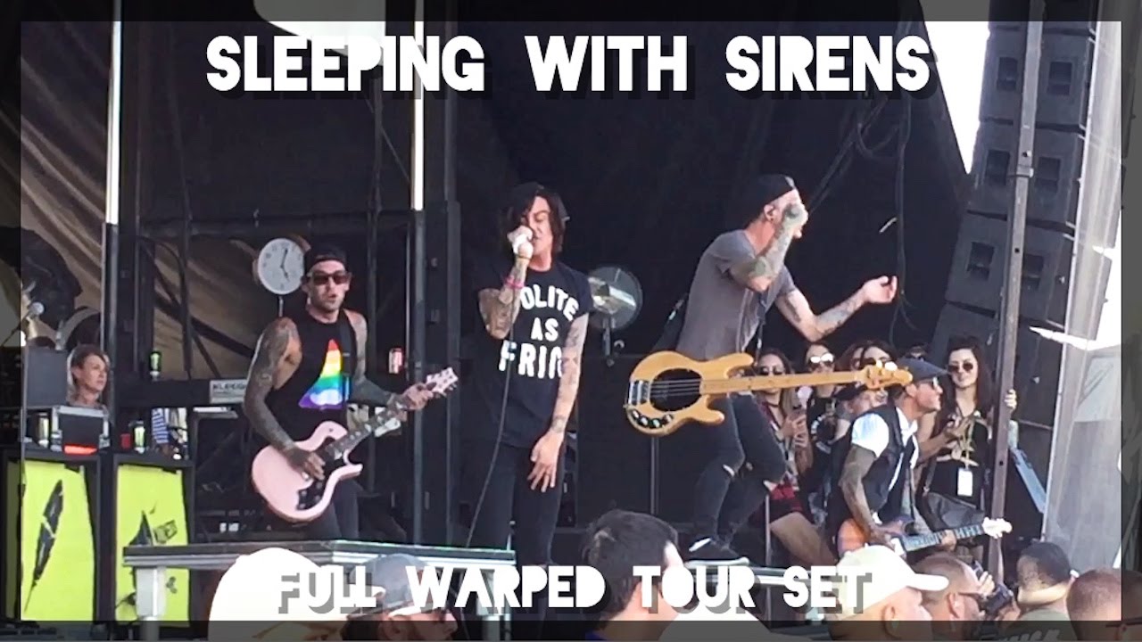 Sleeping With Sirens - Full Warped Tour Set 2016