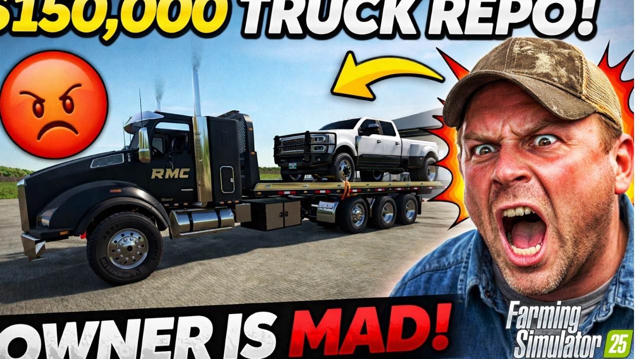 HE TRIED TO HIDE IT! 😱 (FS25 Repo Crew)
