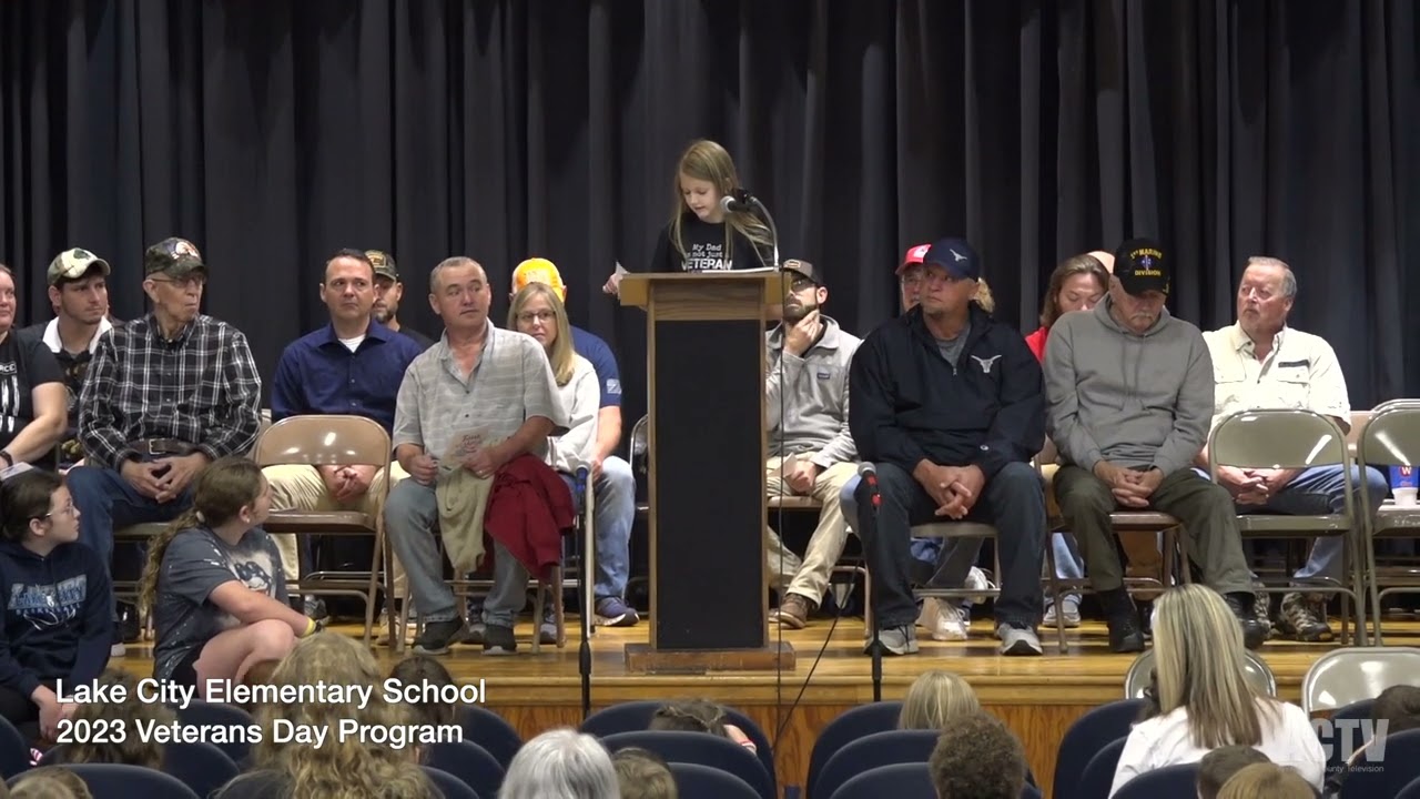 Lake City Elementary School: 2023 Veterans Day Program