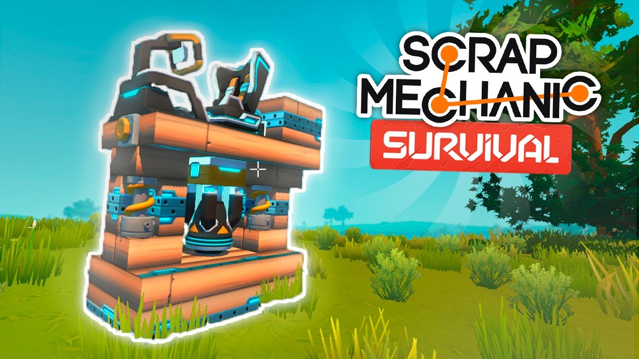 КАК СДЕЛАТЬ ЛЕТАЮЩИЙ МОТОЦИКЛ В SCRAP MECHANIC SURVIVAL | СКРАП МЕХАНИК ВЫЖИВАНИЯ