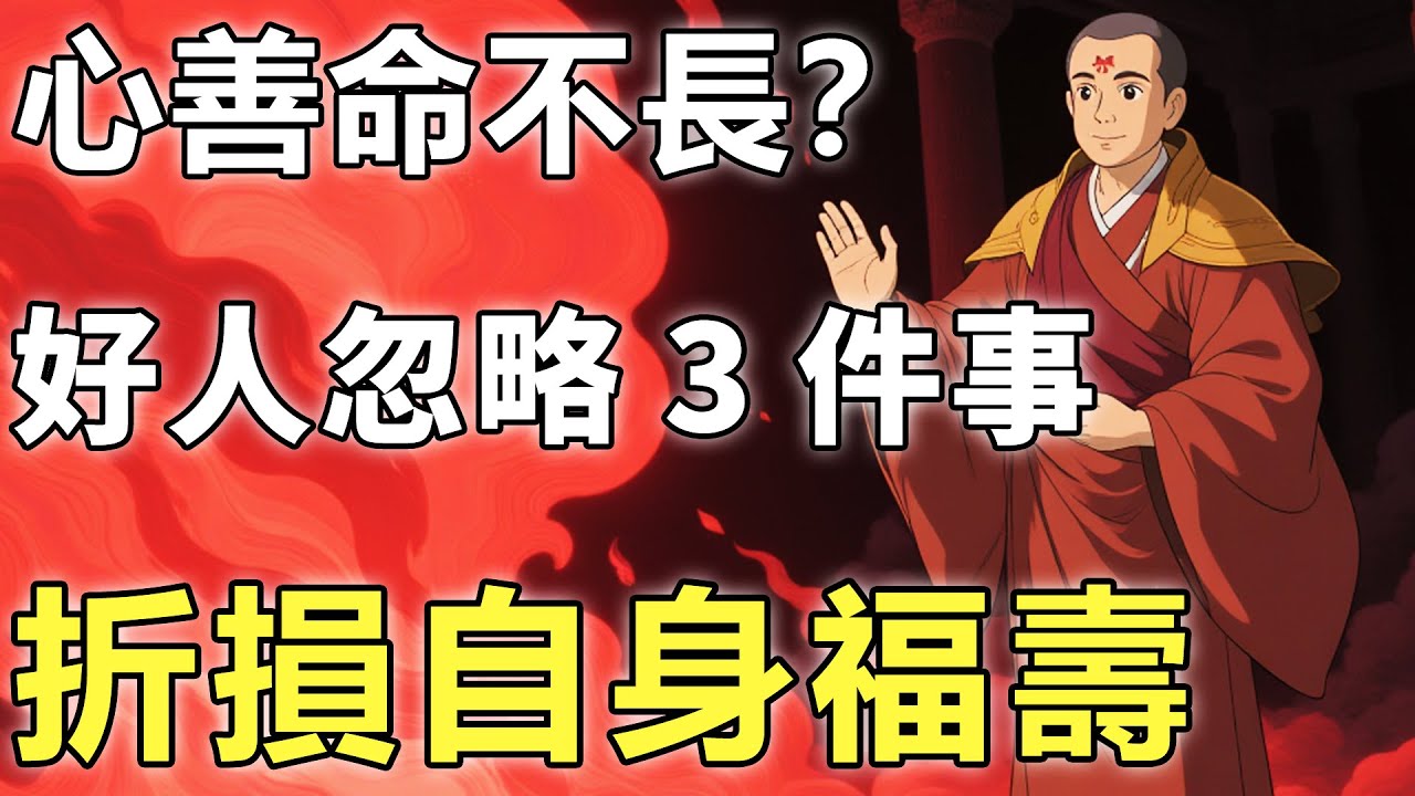心善命不長？閻王一語道破天機：好人往往忽略這3件事！【輪回|因果|佛學】