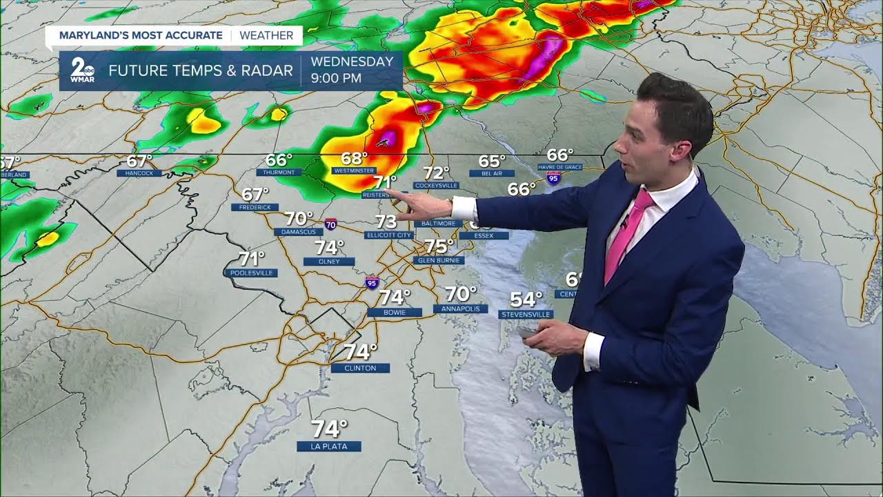 Tornado warning issued for Carroll and Frederick Counties