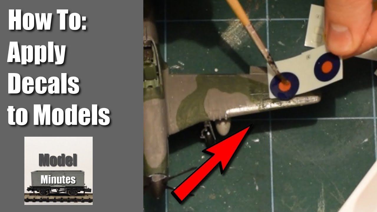 How To Apply Decals to Scale Models