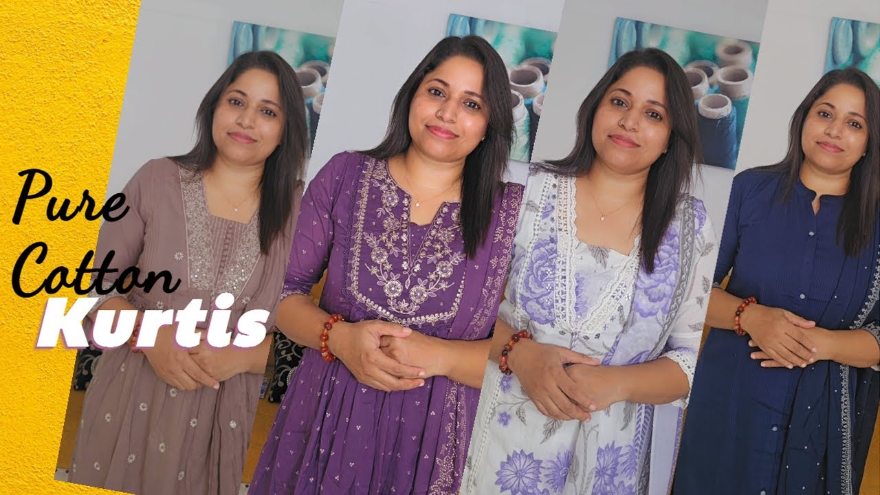 Pure cotton kurti set at affordable range