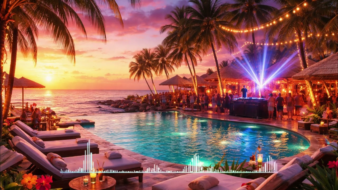 Tropical House DJ Mix 🌴 Beach Club Music for Relaxing and Vacation