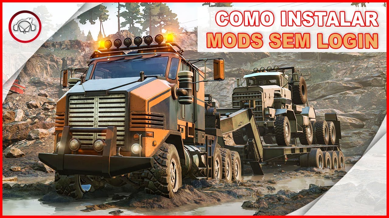 SnowRunner, Como Instalar Mods Sem Login,  Gameplay  PT BR
