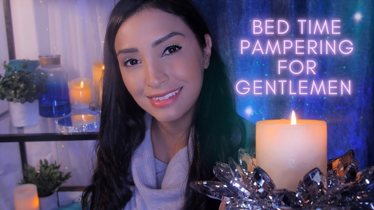 ASMR Bedtime Pampering for Men | ASMR Whisper Inaudible Mouth Sounds