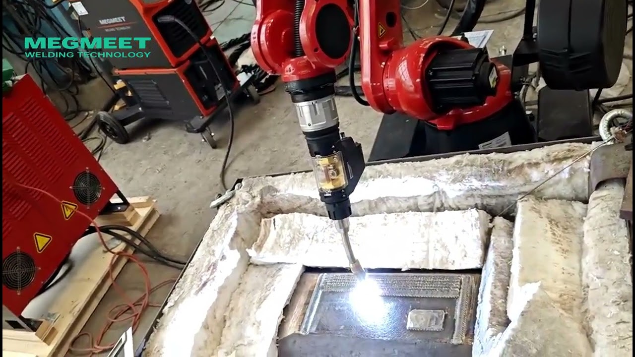 Megmeet RDT High Speed Servo Welding for Hammer Overlay Welding in the Steel Structure Industry!