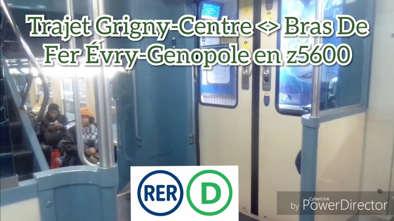 Trajet de Grigny-Centre à Bras-De-Fer Évry Génopole en US Z-5600