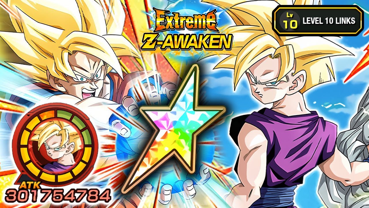 100% EZA STR EXCHANGE GOKU & GOHAN LEVEL 10 LINKS!!!!! Dragon Ball Z Dokkan Battle