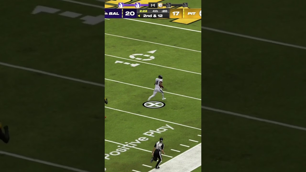 Lamar Jackson TOUCHDOWN run in Madden 24!