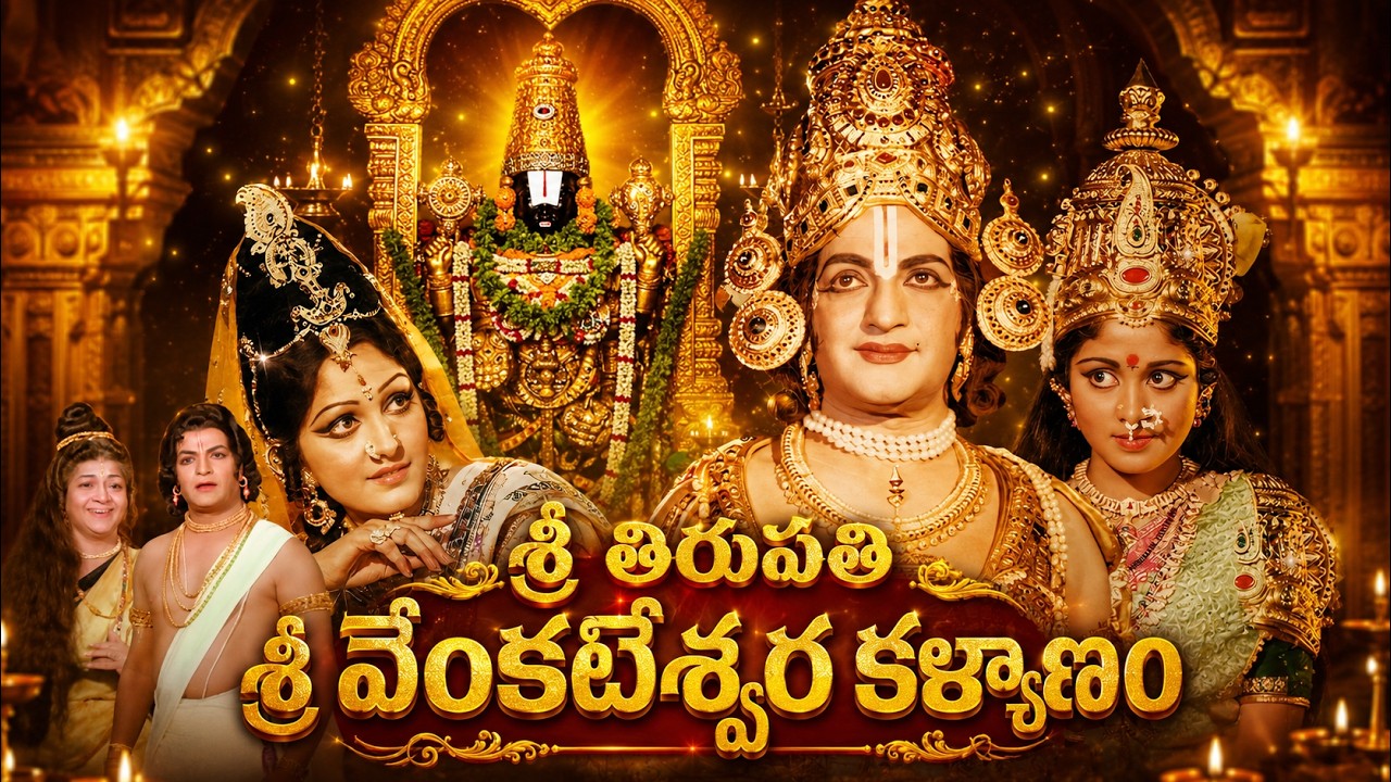 శ్రీ తిరుపతి వేంకటేశ్వర కళ్యాణం Full Movie | NTR, Jayasudha, Jayaprada | Telugu Devotional Movie