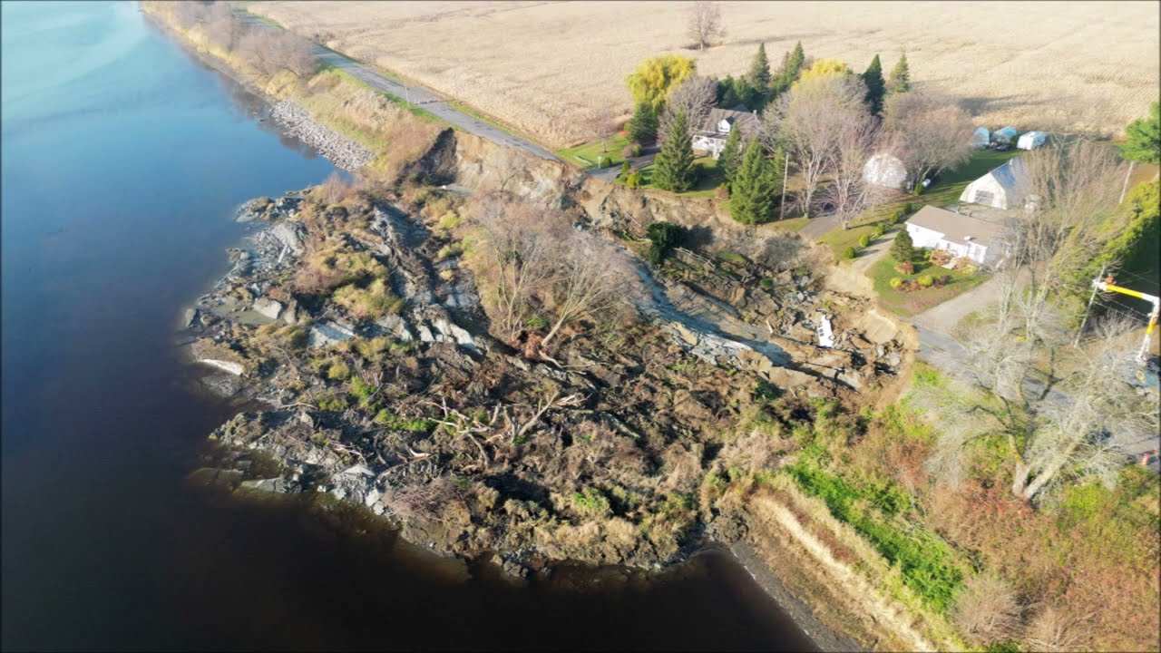 Glissement Terrain à Pierreville, le 1 novembre 2022