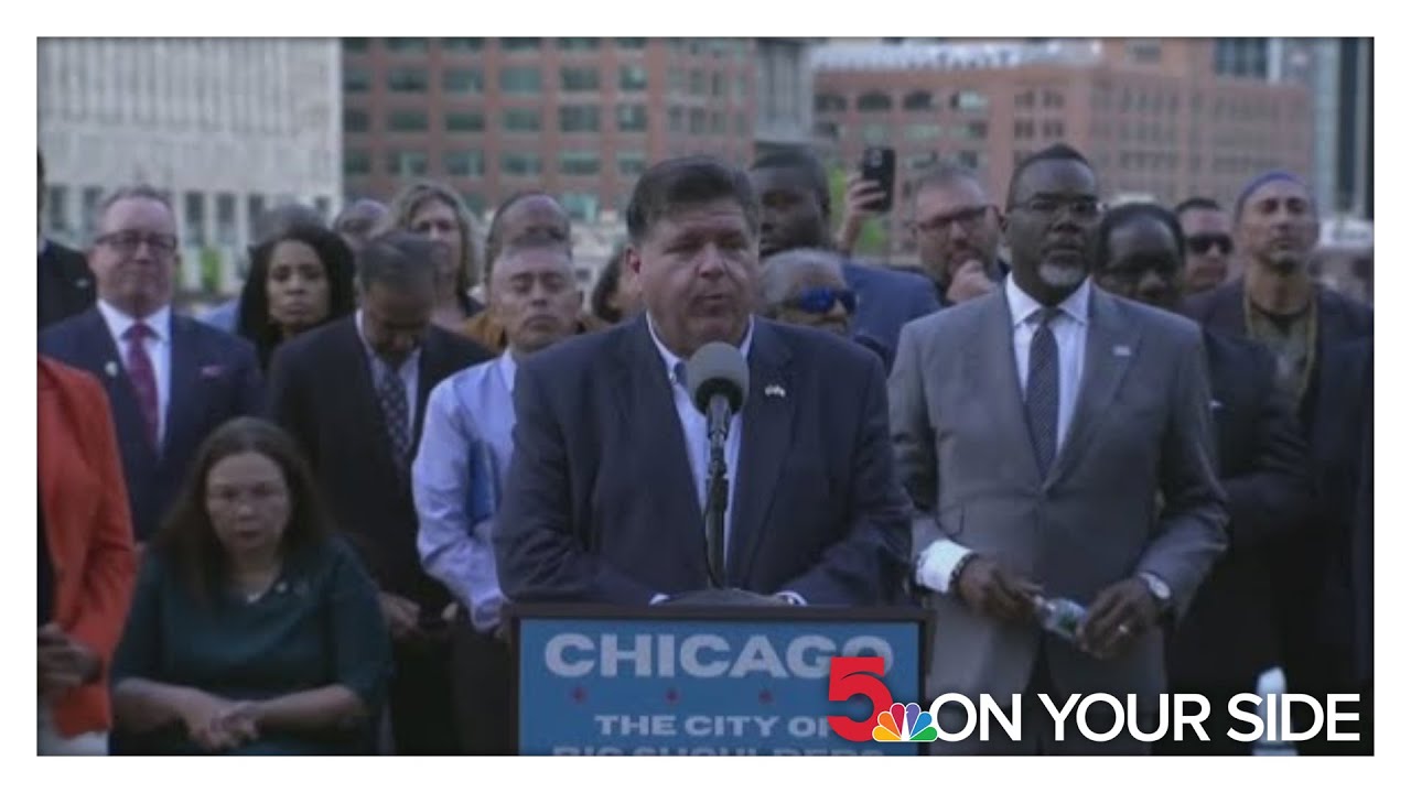 Illinois Gov. Pritzker addresses President Trump's National Guard threat