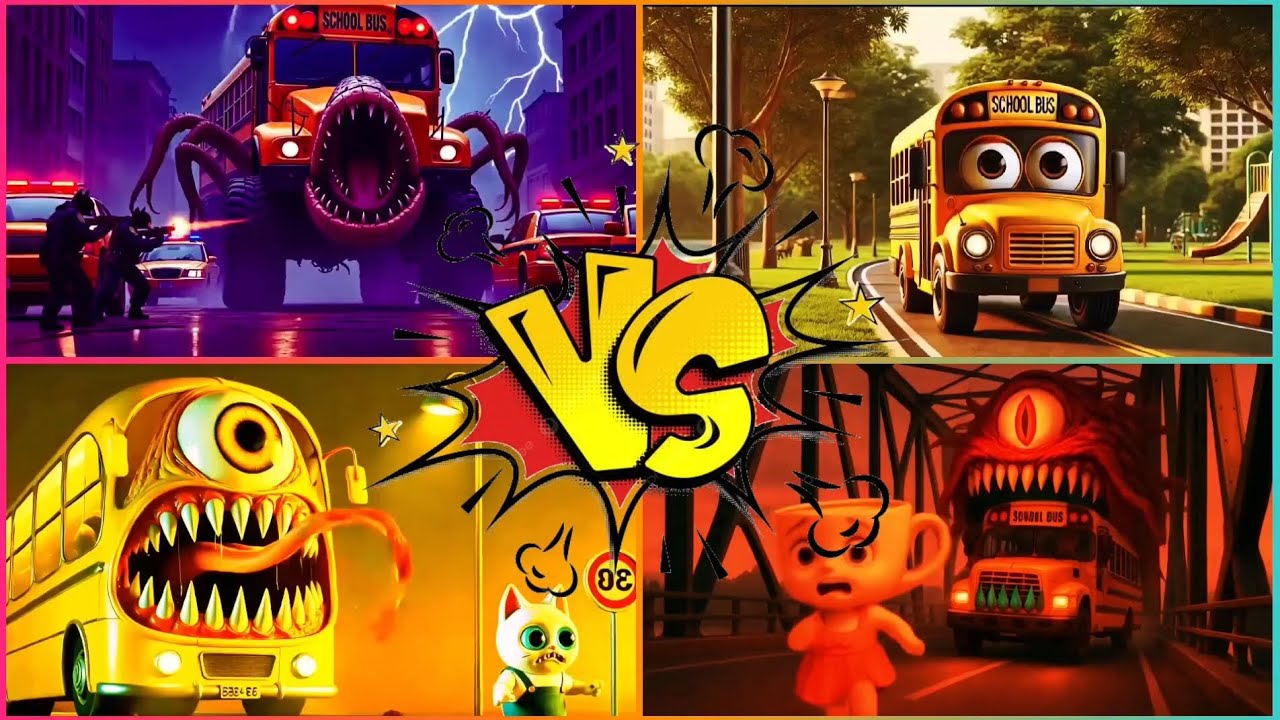 School Bus Eater Monster - Coffin DanceSong (COVER)#coffindancesong #coffindance#schoolbus